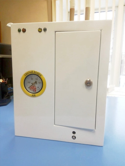 Коробка газовая этажная КГЭС01 врезная с сигнализацией на 1 газ
